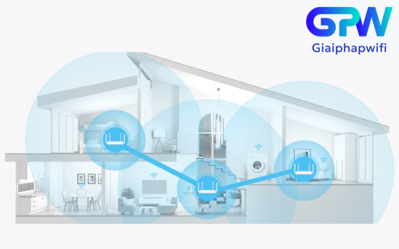 Vị trí lý tưởng để đặt modem Wi-Fi là trung tâm căn nhà, tránh để gần các thiết bị điện tử gây nhiễu.