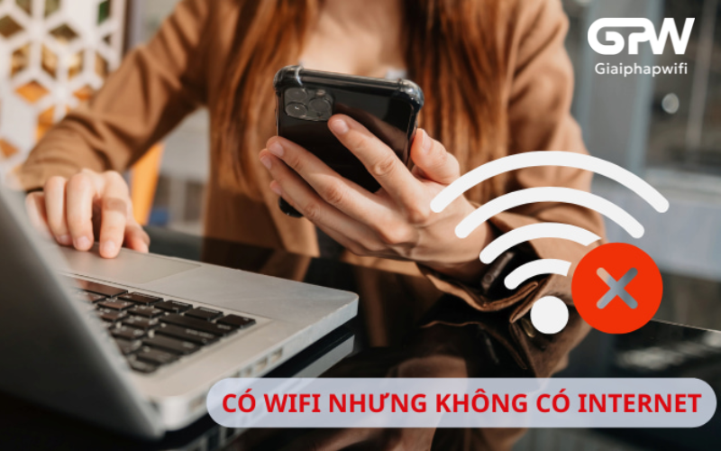 wifi fpt không có internet