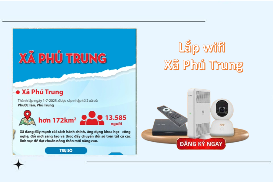 Lắp wifi xã phú trung